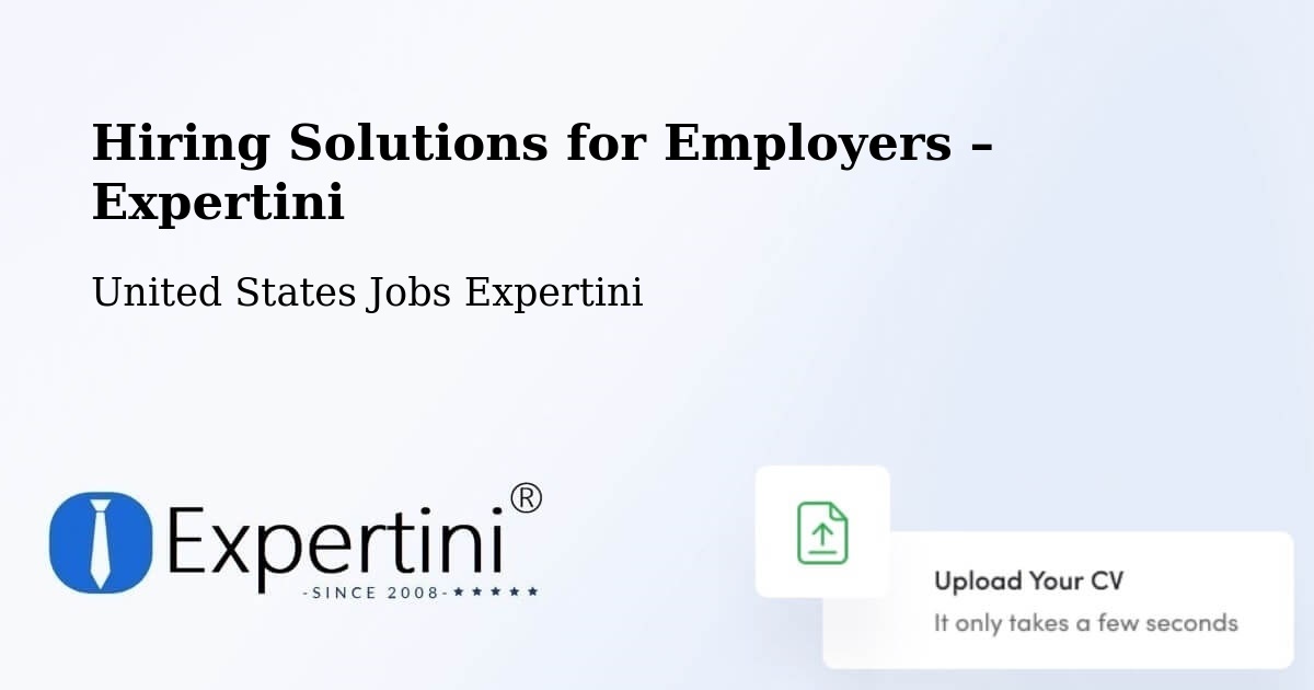 Hiring Solutions for Employers in Unity - Unity, United States Jobs Expertini