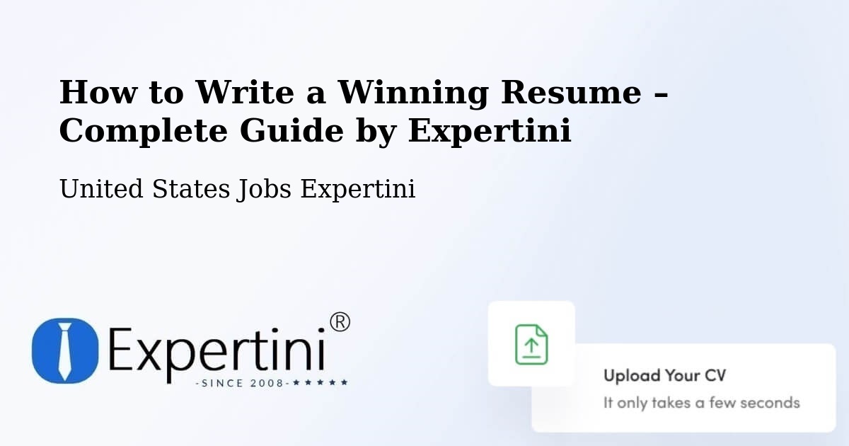 Resume Writing Guide for Job Seekers – Unity - Unity, United States Jobs Expertini